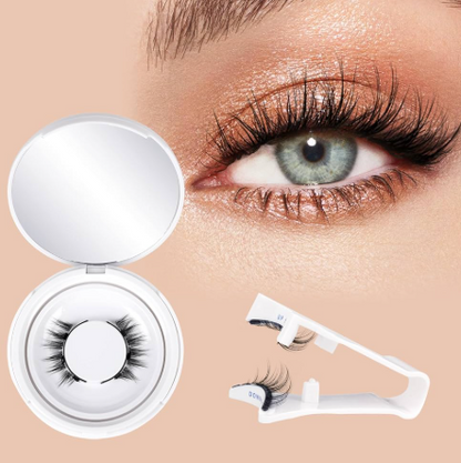 Magnetic False Eyelashes with Tweezers
